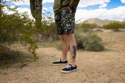 Wax Vessel - Logoflauge Mesh Shorts