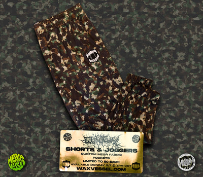 Wax Vessel - Logoflauge Mesh Joggers