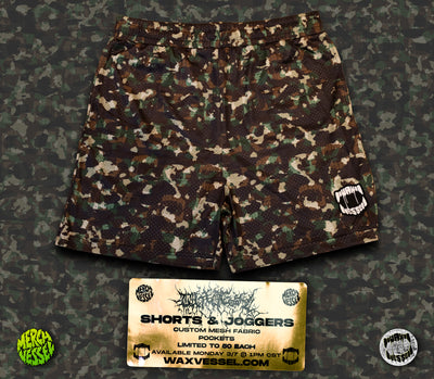 Wax Vessel - Logoflauge Mesh Shorts