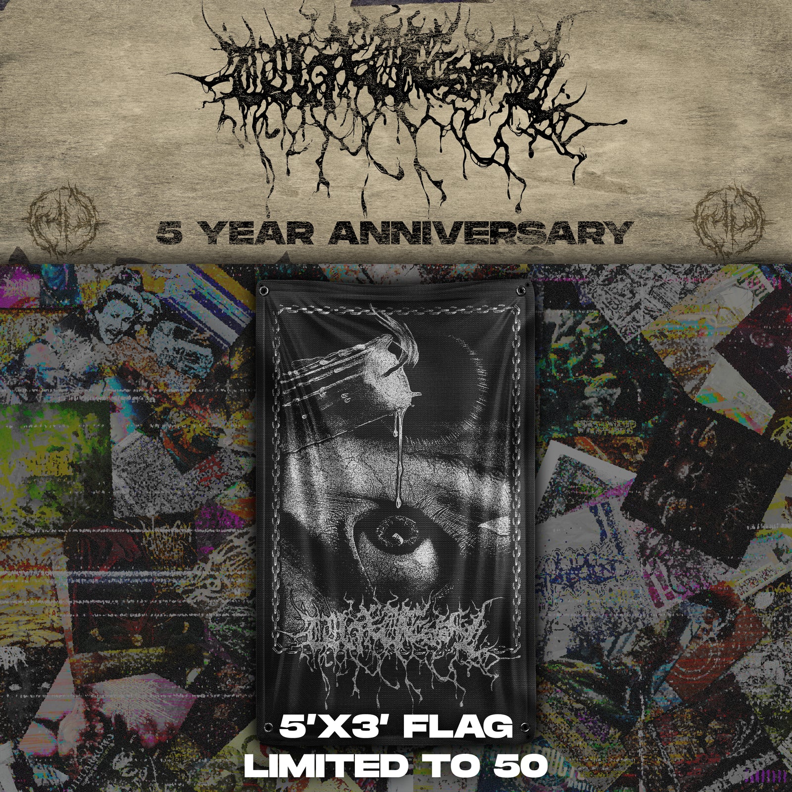 Wax Vessel - Eye Drip Flag