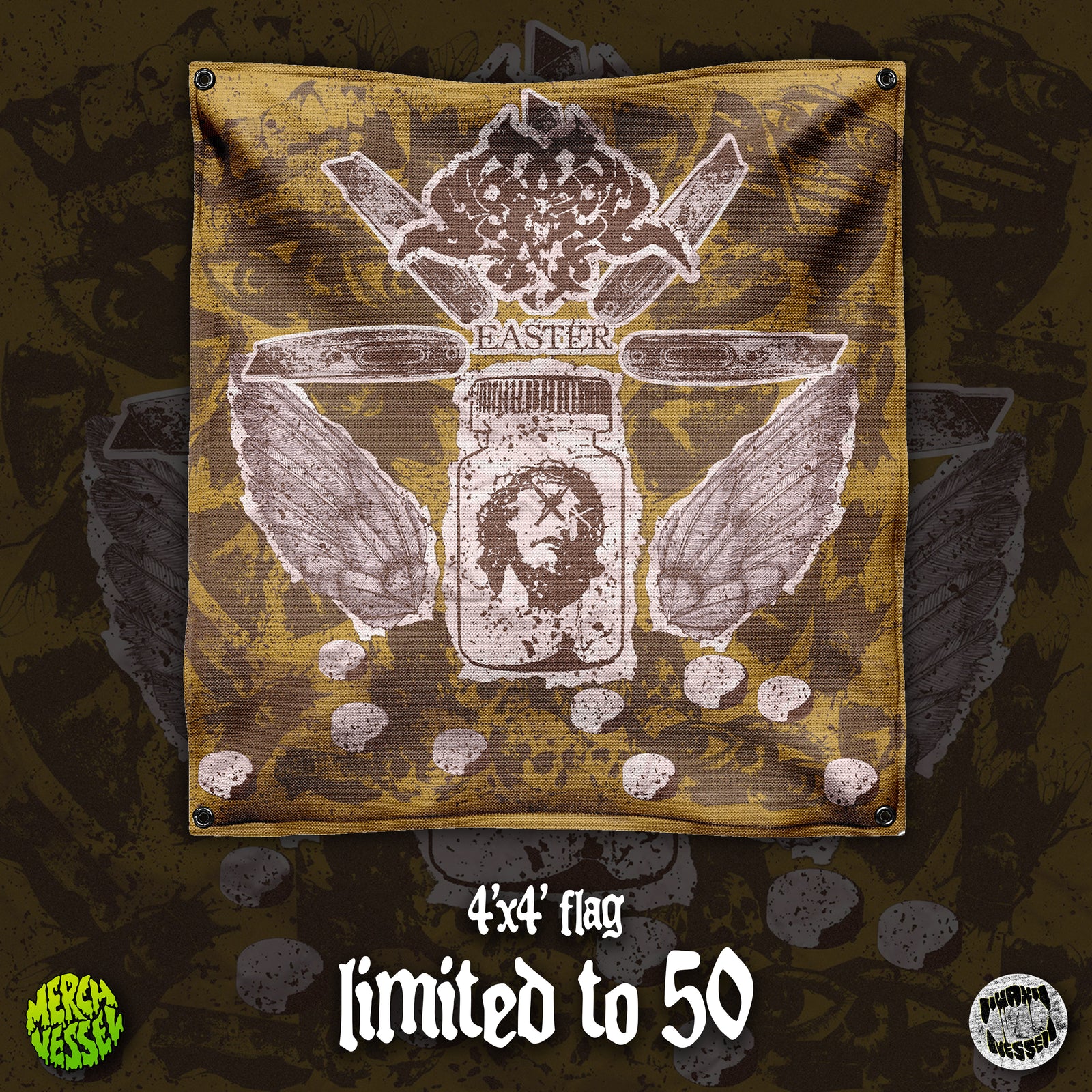 Cloacal Kiss - Easter Flag