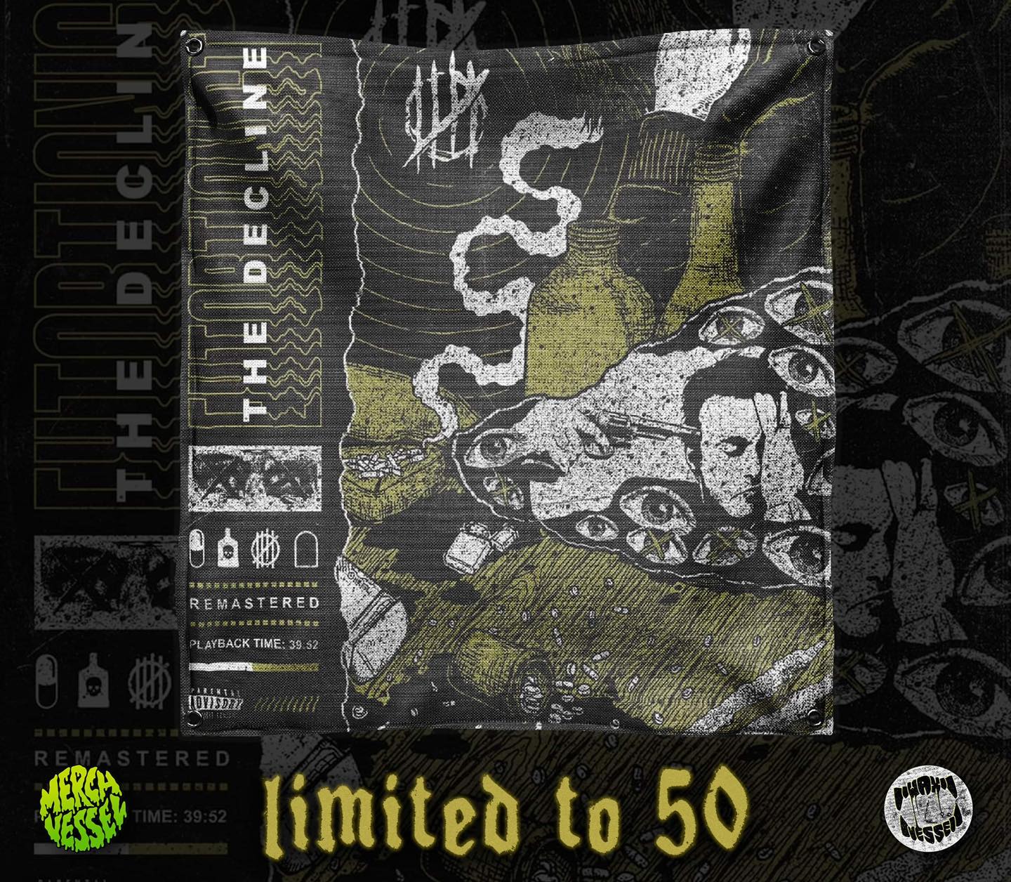 Extortionist - The Decline Wall Flag