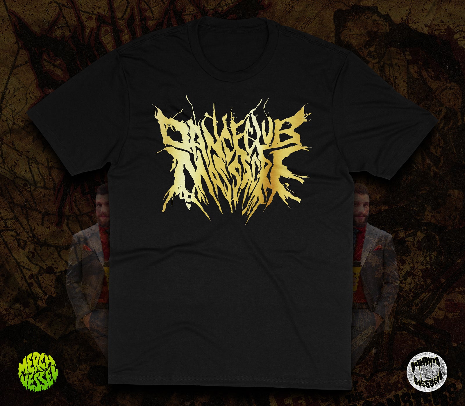 Dance Club Massacre - Gold Foil Logo Shirt