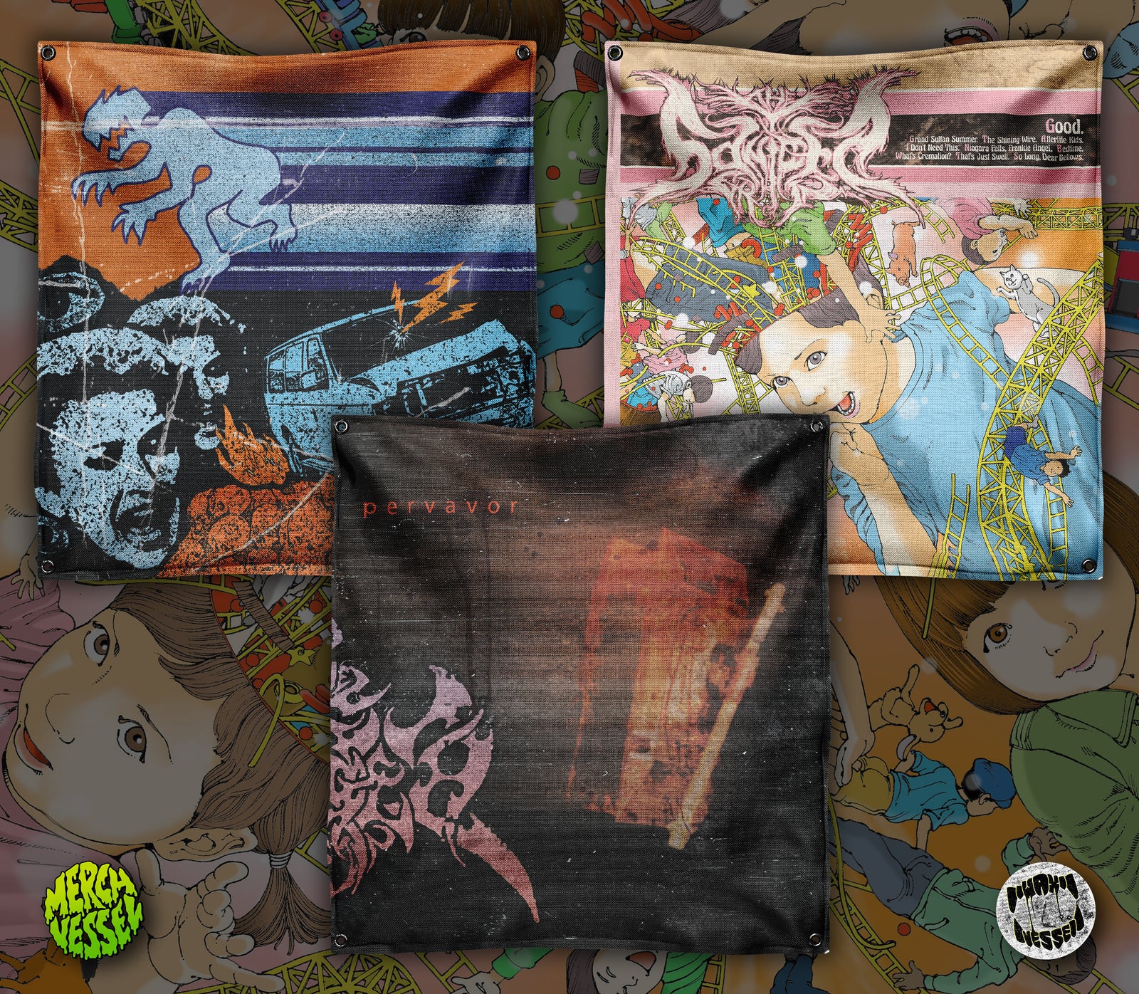 The Sawtooth Grin - Album Flags