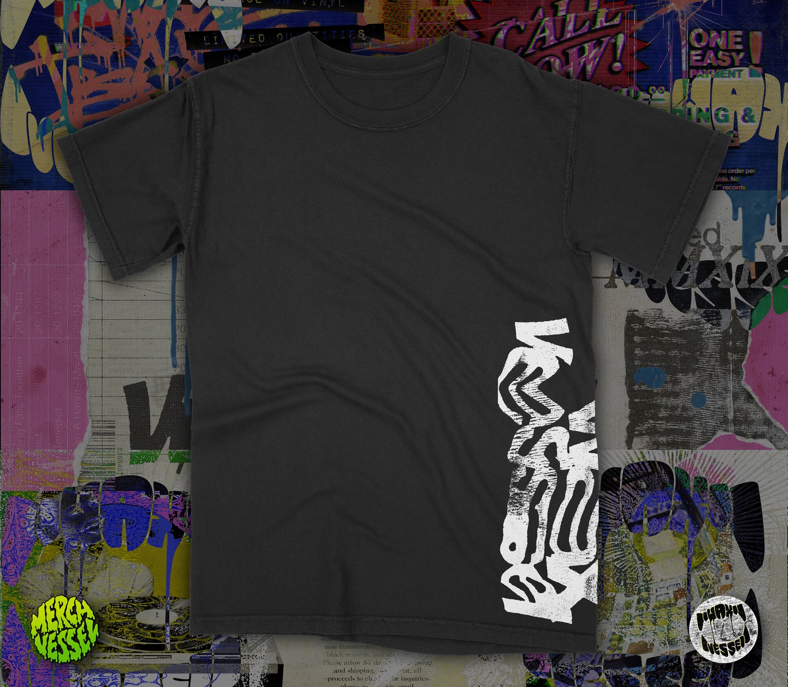 Wax Vessel - Side Scan Logo Shirt